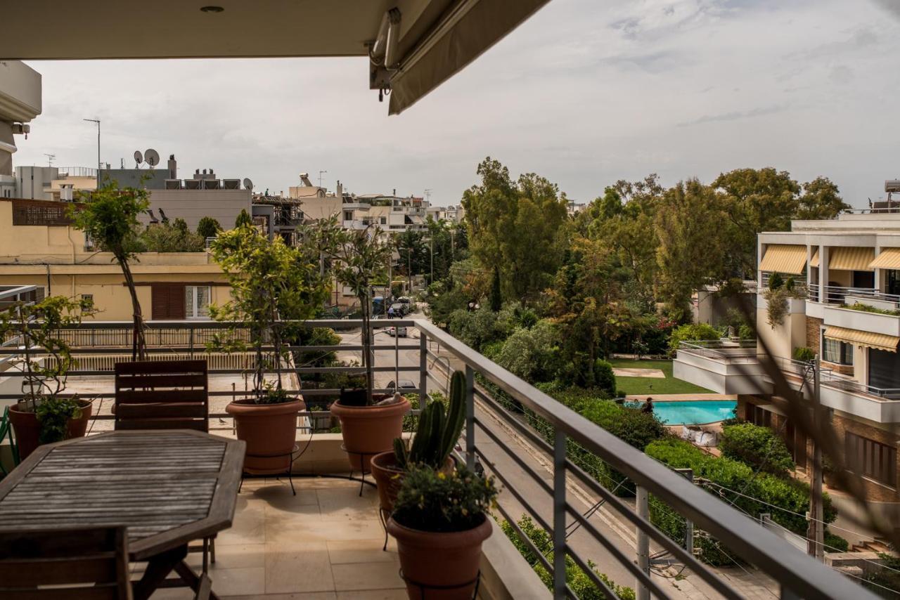 Family Getaway, Spacious And Luxurious, Sea View, Terrace, Next To Voula Beach, 20Min From Center Atene Esterno foto
